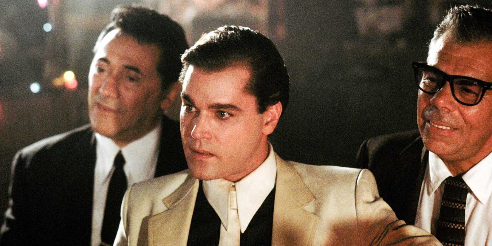 Ray Liotta looks on angrily in Goodfellas
