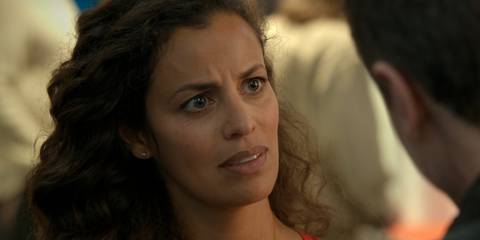 Grace looking confused in the Manifest finale