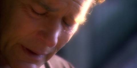 Harry Morgan (James Remar) crying in Dexter season 3, episode 12