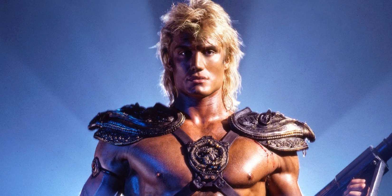 Dolph Lundgren as He-Man in Masters of the Universe