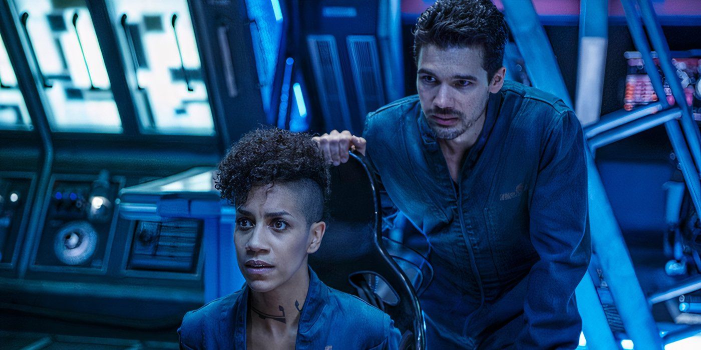 Holden and Nagata in The Expanse season 2