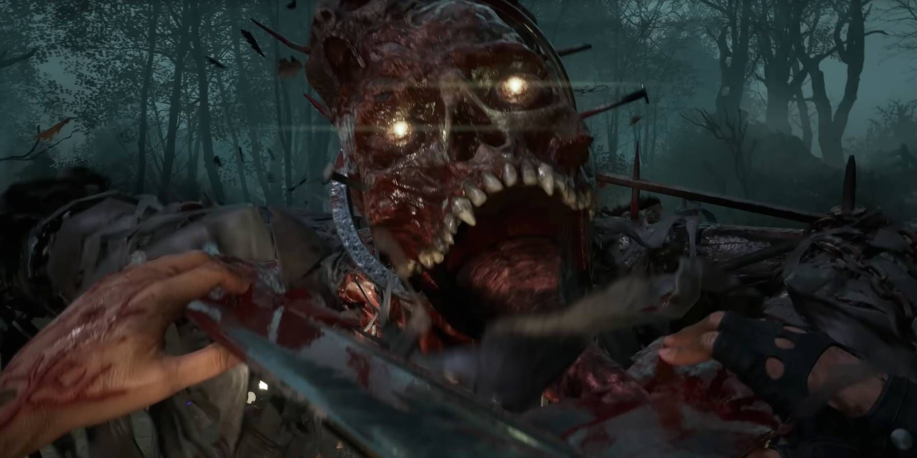 Hellraiser Revival main character fighting back against monster