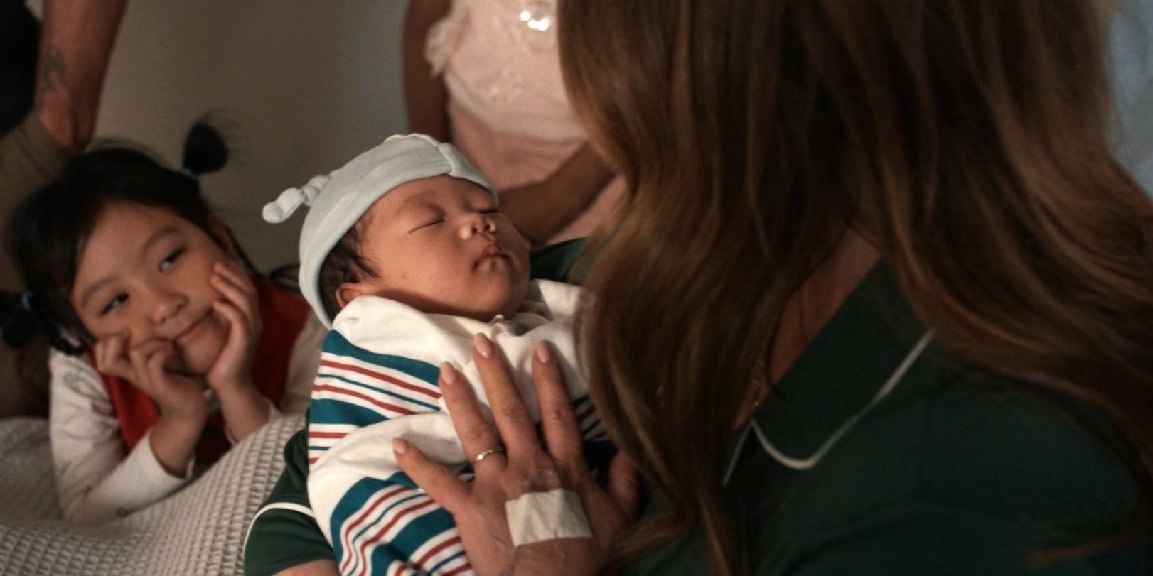 Jee-Yun, Baby Bobby Nash, and Maddie in 9-1-1 season 8 finale
