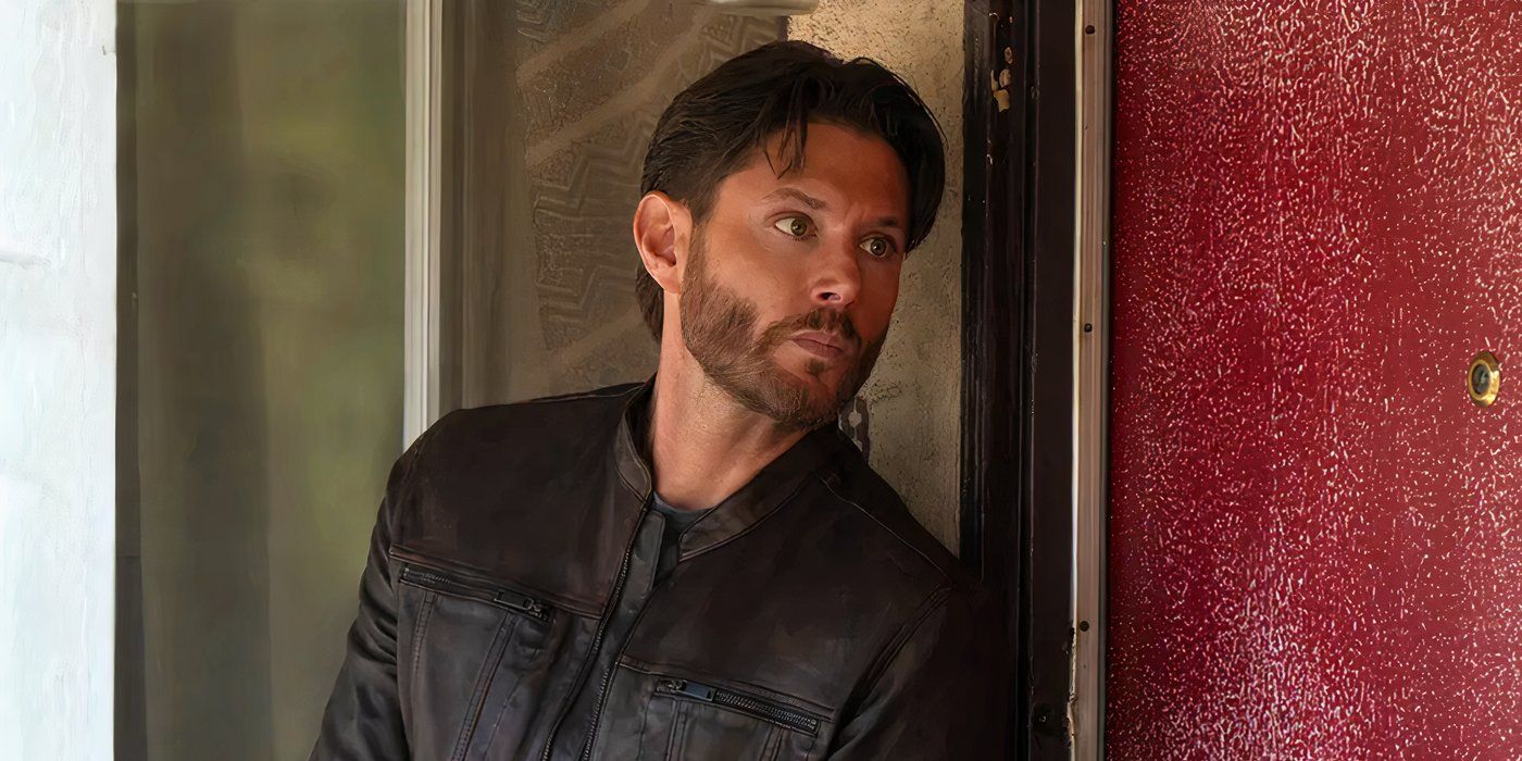 Jensen Ackles about to break into an apartment in Countdown