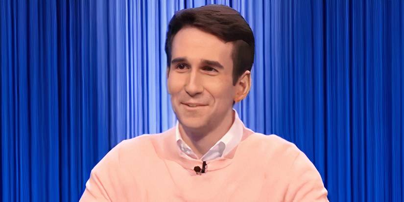 Jeopardy! Champion Scott Riccardi Smiling At Podium