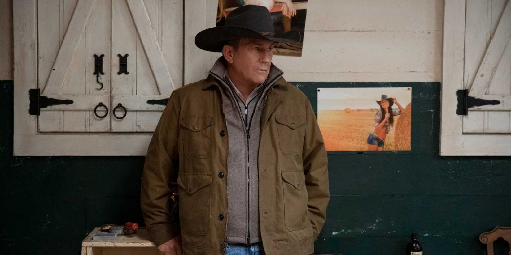 John Dutton looking worried in Yellowstone season 2 episode 9 Enemies by Monday