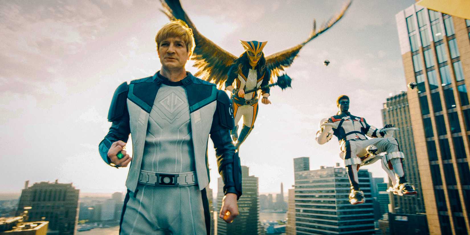 The Justice Gang in Superman preparing to fight