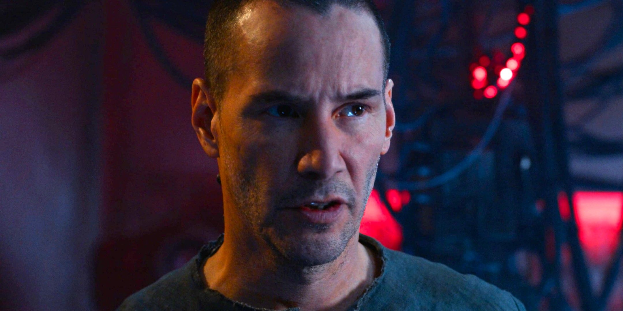 Keanu Reeves as Neo in The Matrix Resurrections