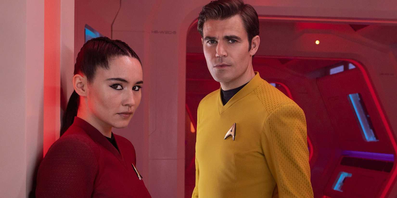 laan and kirk in star trek strange new worlds