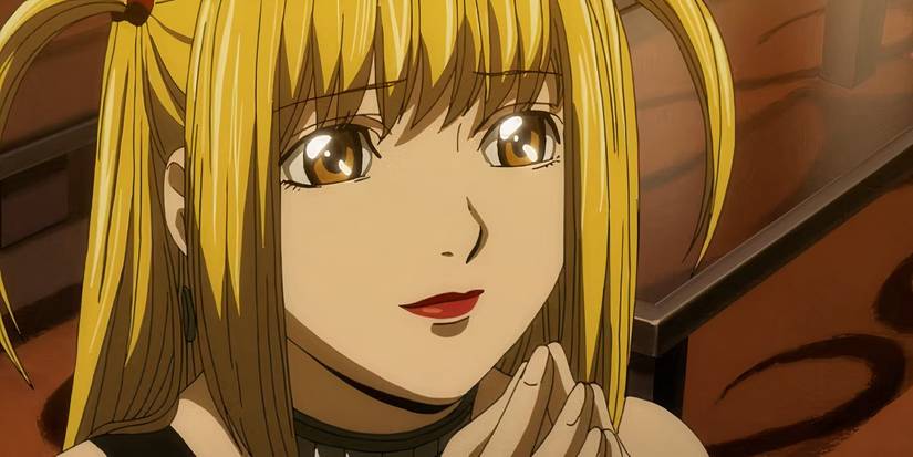 Misa from Death Note looking up smiling-1