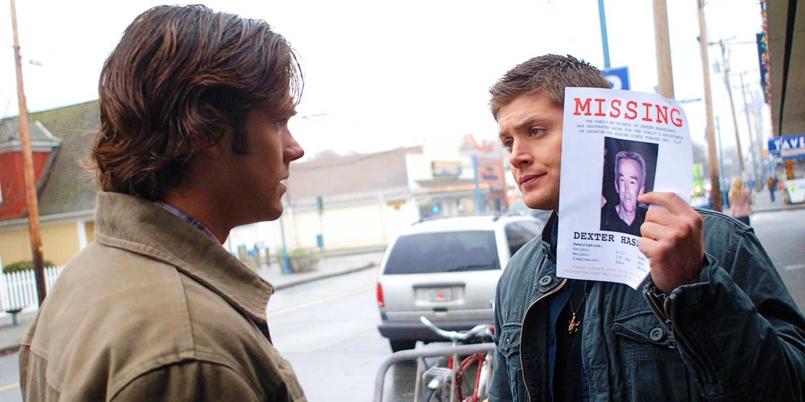 Sam e Dean no episódio Mystery Spot em Supernatural