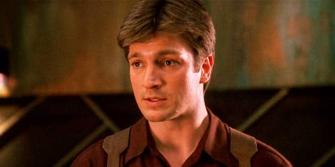 Nathan Fillion as Mal in Firefly