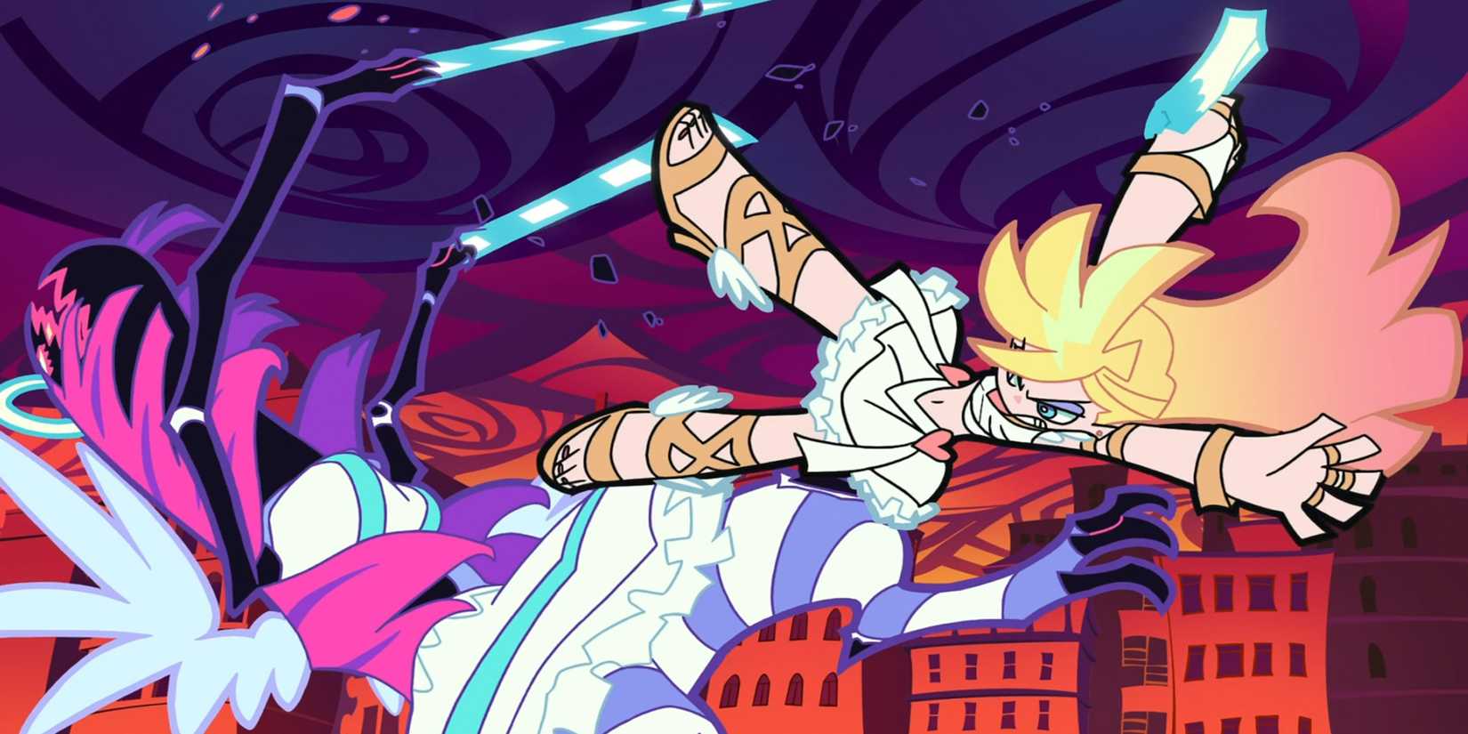 Panty and stocking fights