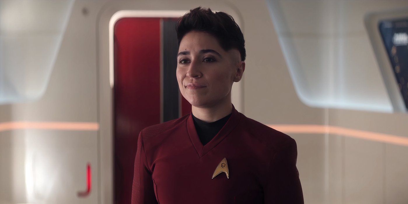 Ortegas being disciplined in Star Trek: Strange New Worlds