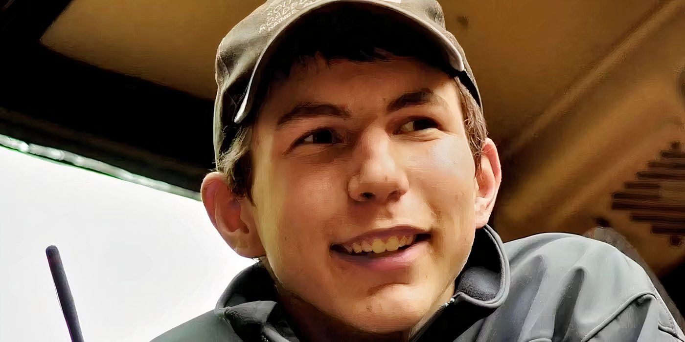 parker schnabel from Gold Rush smiling