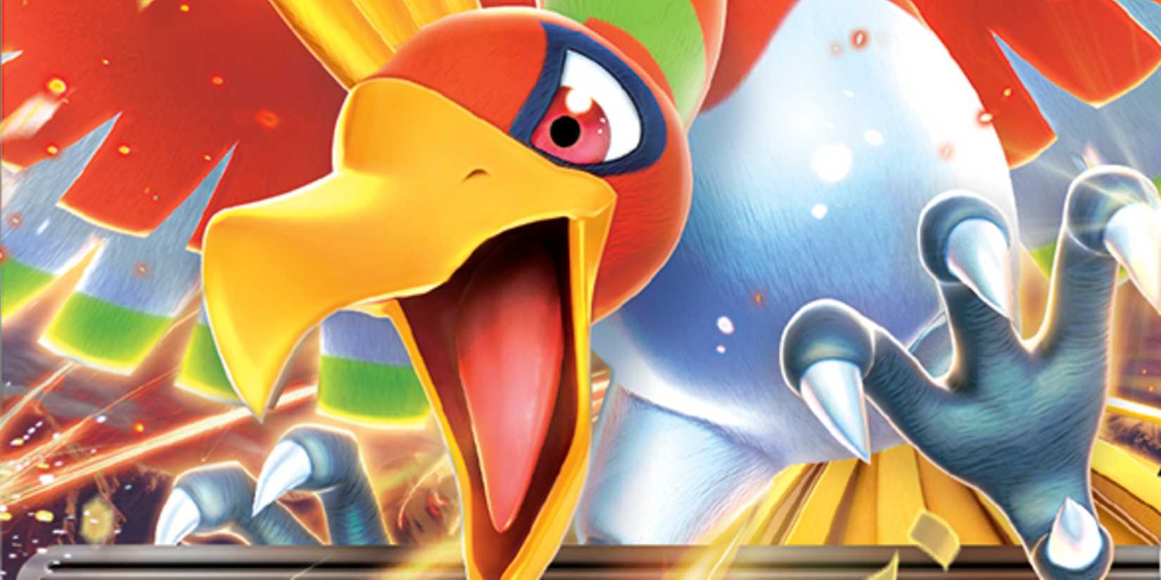 Pokemon Card illustration of Ho-oh from pokemmo trading card game