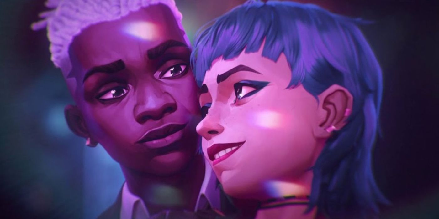 Power e Ekko em uma cena de Arcane