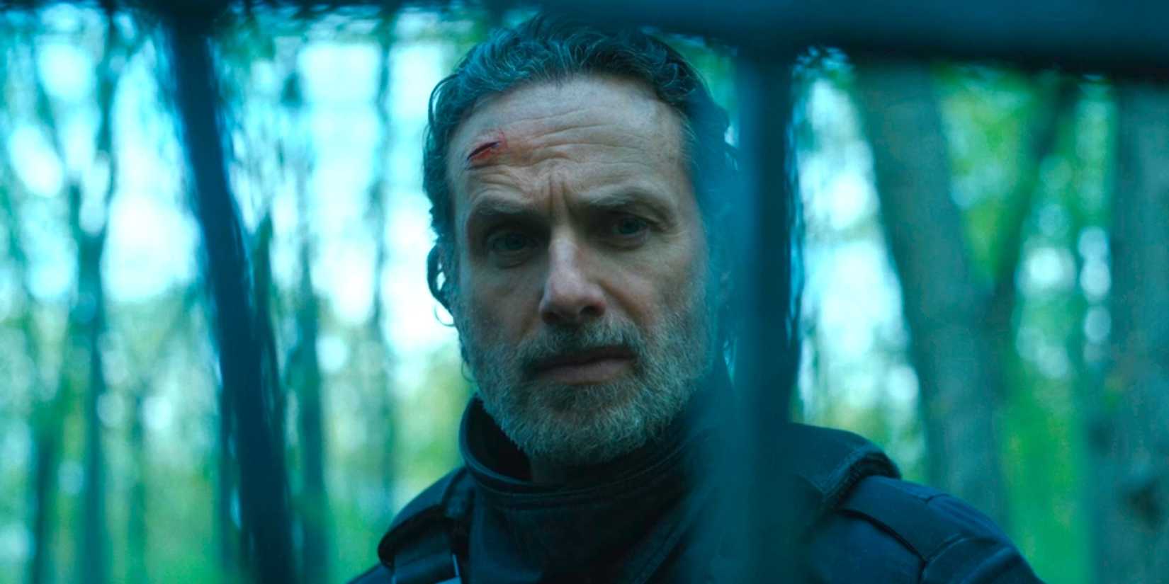 Rick Grimes em cena dramática de The Ones Who Live