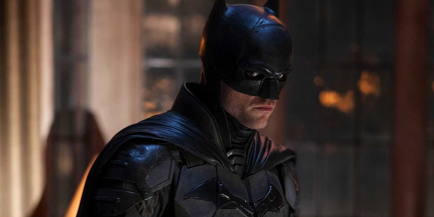Robert Pattinson's Batman looking dark in The Batman
