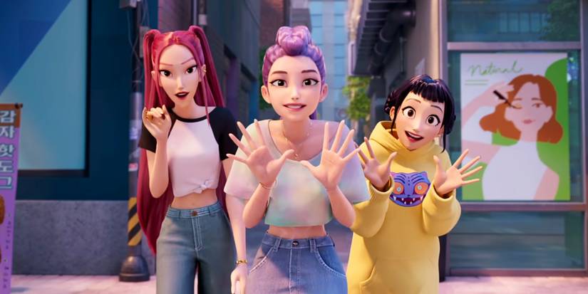 Rumi e Hunterx Group estão animados ao ver fãs em caçadores de demônios do KPOP