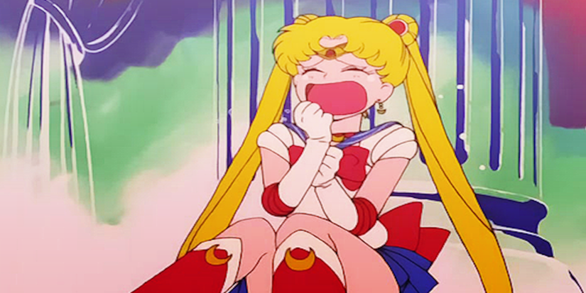 Sailor Moon chorando