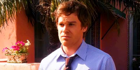 Michael C. Hall as Dexter Morgan looking sad in Dexter season 4