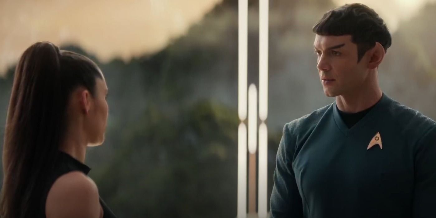 Spock and La'an in Star Trek  Strange New Worlds season 3