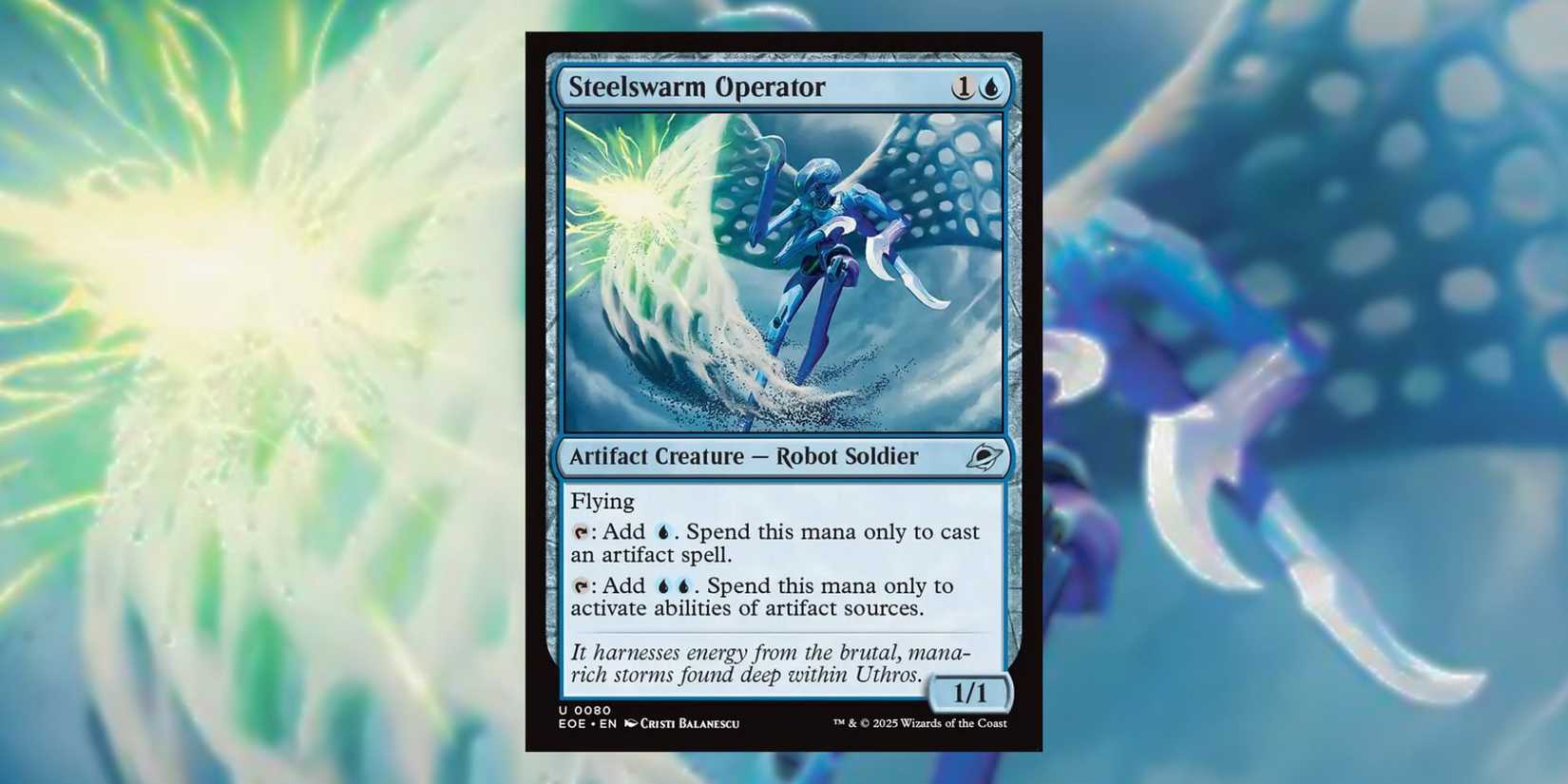 steelswarm operator card from magic the gathering