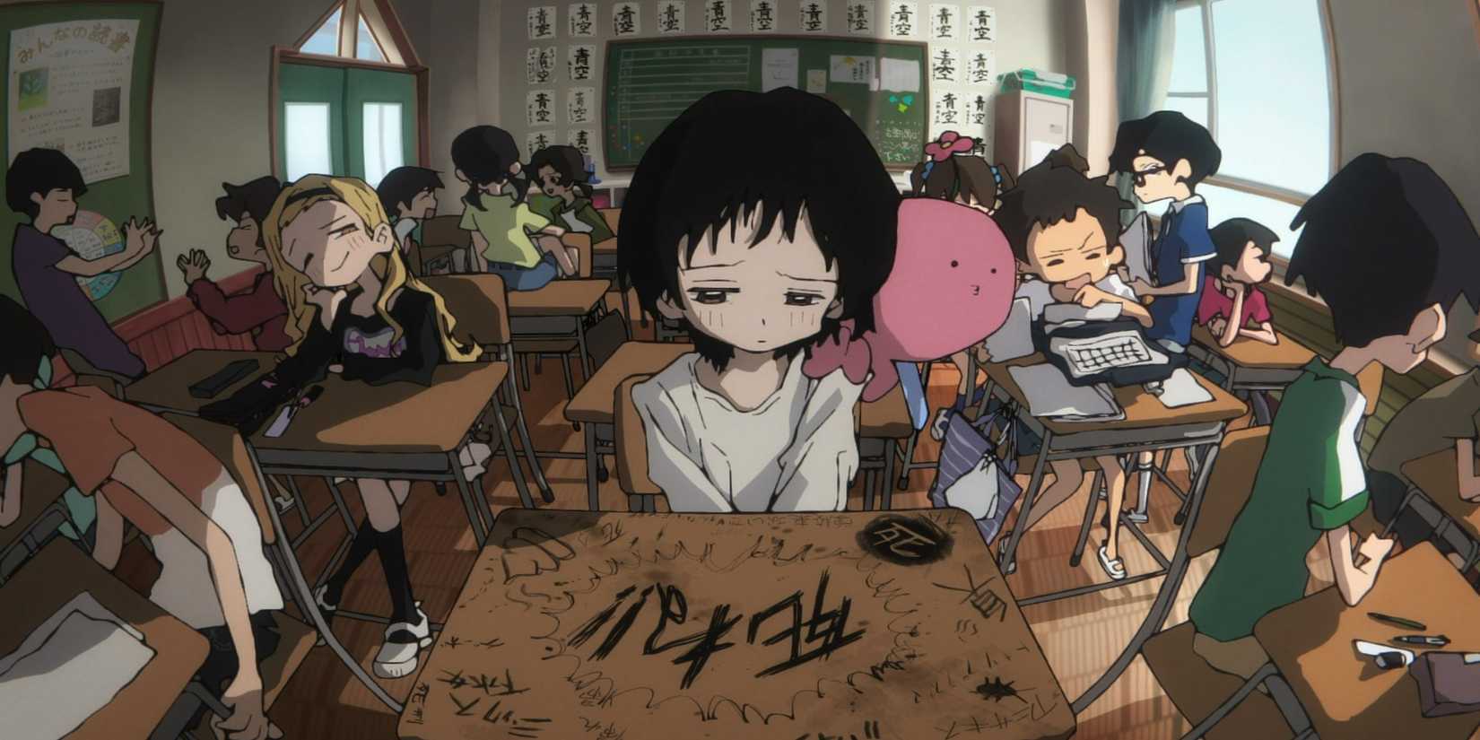 Shizuka in her classroom