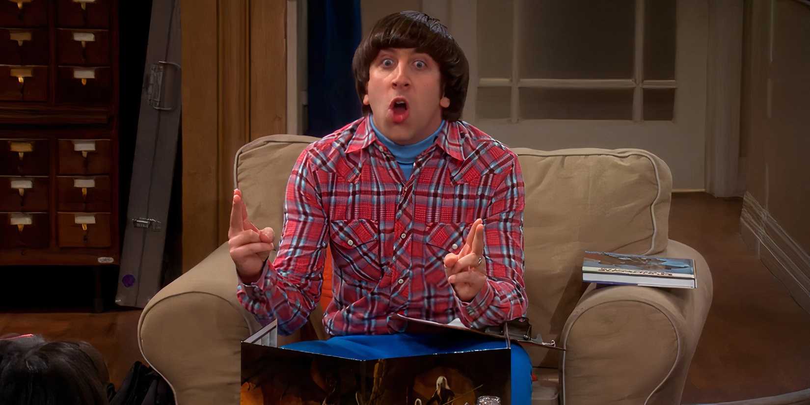 The Big Bang Theory Simon Helberg Howard Wolowitz Nic Cage impression