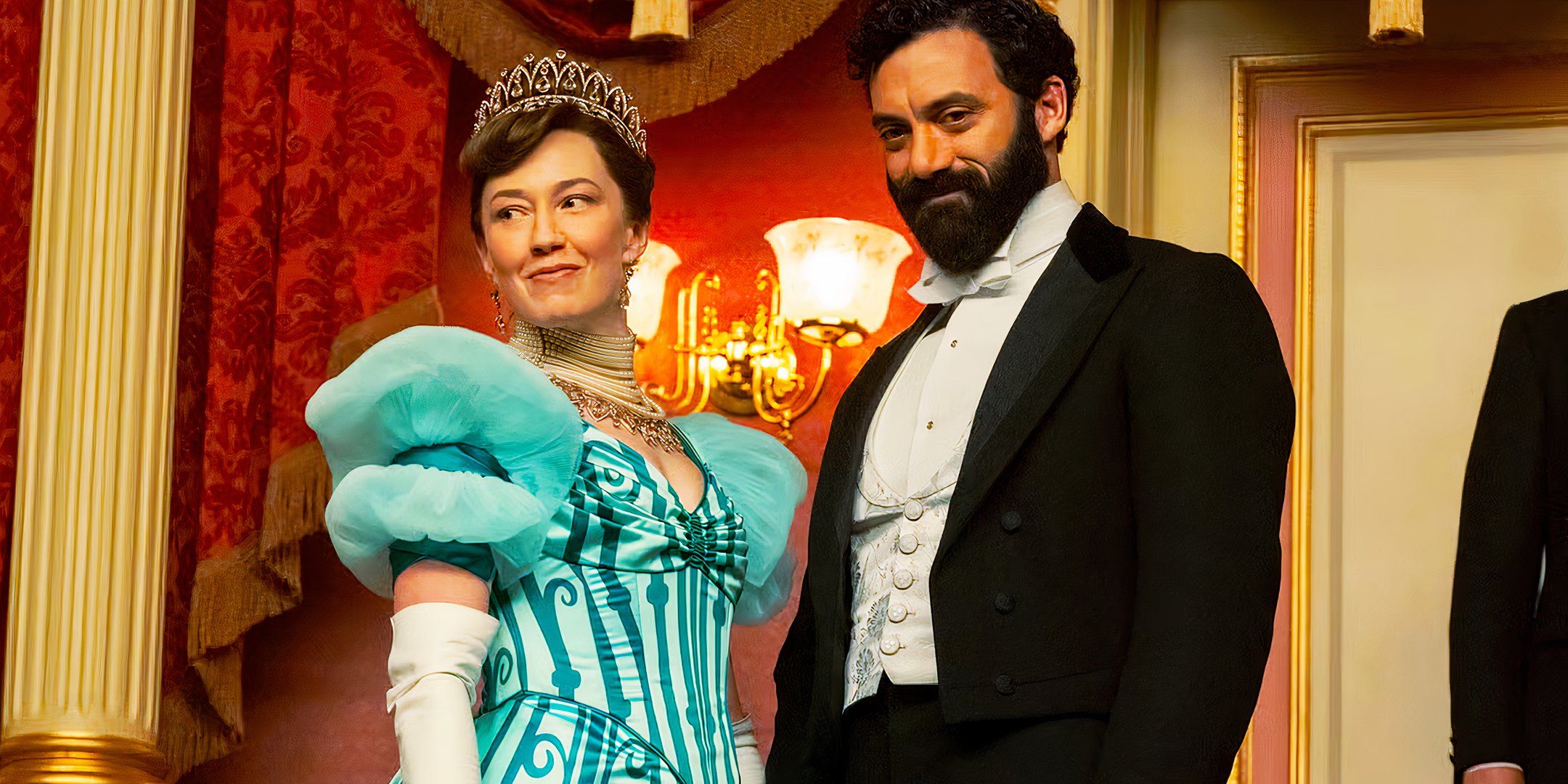 Bertha and George Russell happy in The Gilded Age