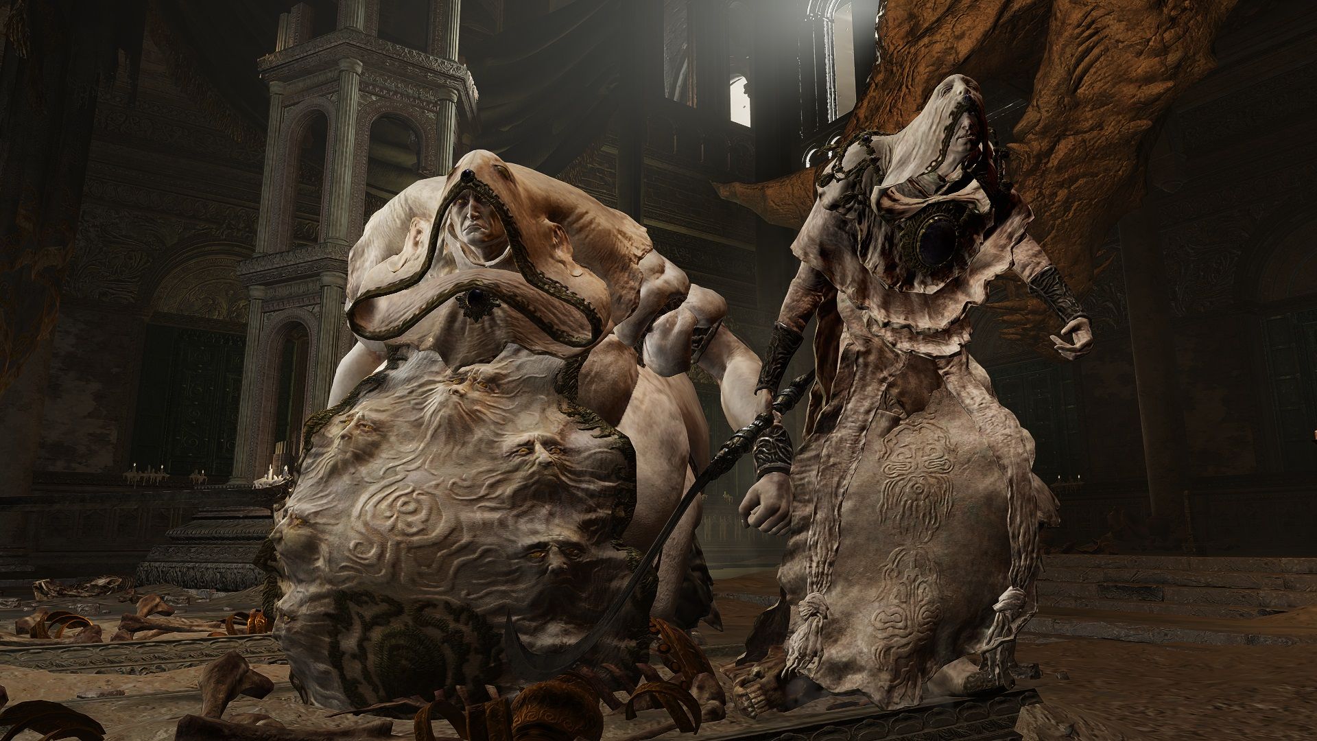 the-godskin-duo-from-elden-ring-standing-side-by-side Elden Ring: 15 Hardest Boss Battles, Ranked