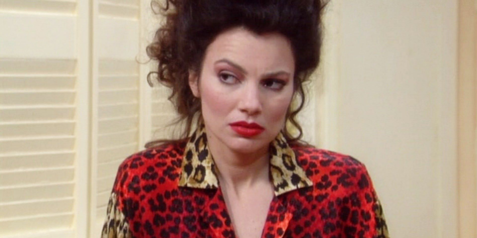 Fran che alza un sopracciglio in The Nanny