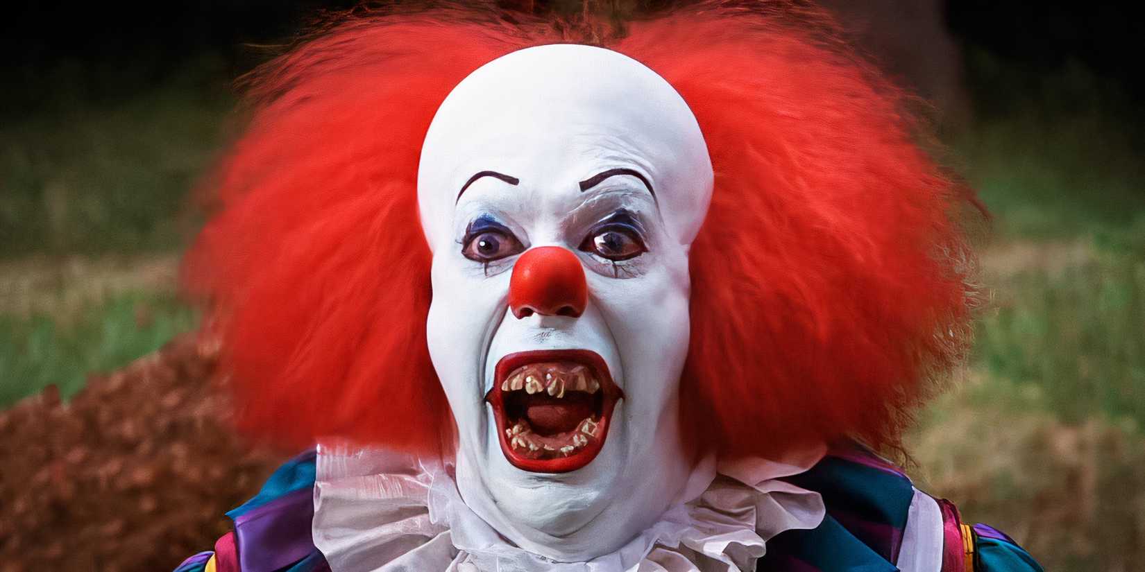 Tim Curry as Pennywise in the IT miniseries