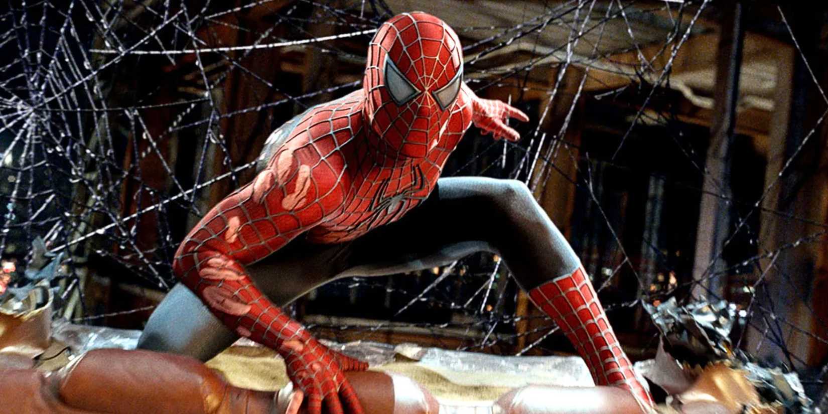 Tobey Maguire como Homem-Aranha em Homem-Aranha 3 (2007)