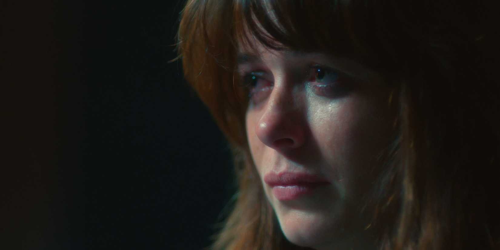 Eve Myles as Claire Ripley crying during a police interview as she confesses she knows what happened to Pippa in Broadchurch season 2, episode 8.