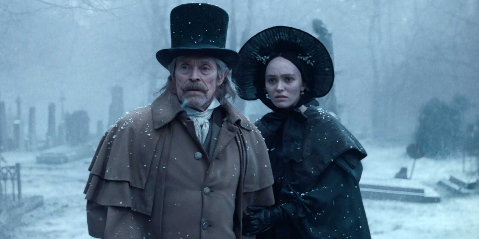Willem Dafoe and Lily Rose-Depp in Nosferatu
