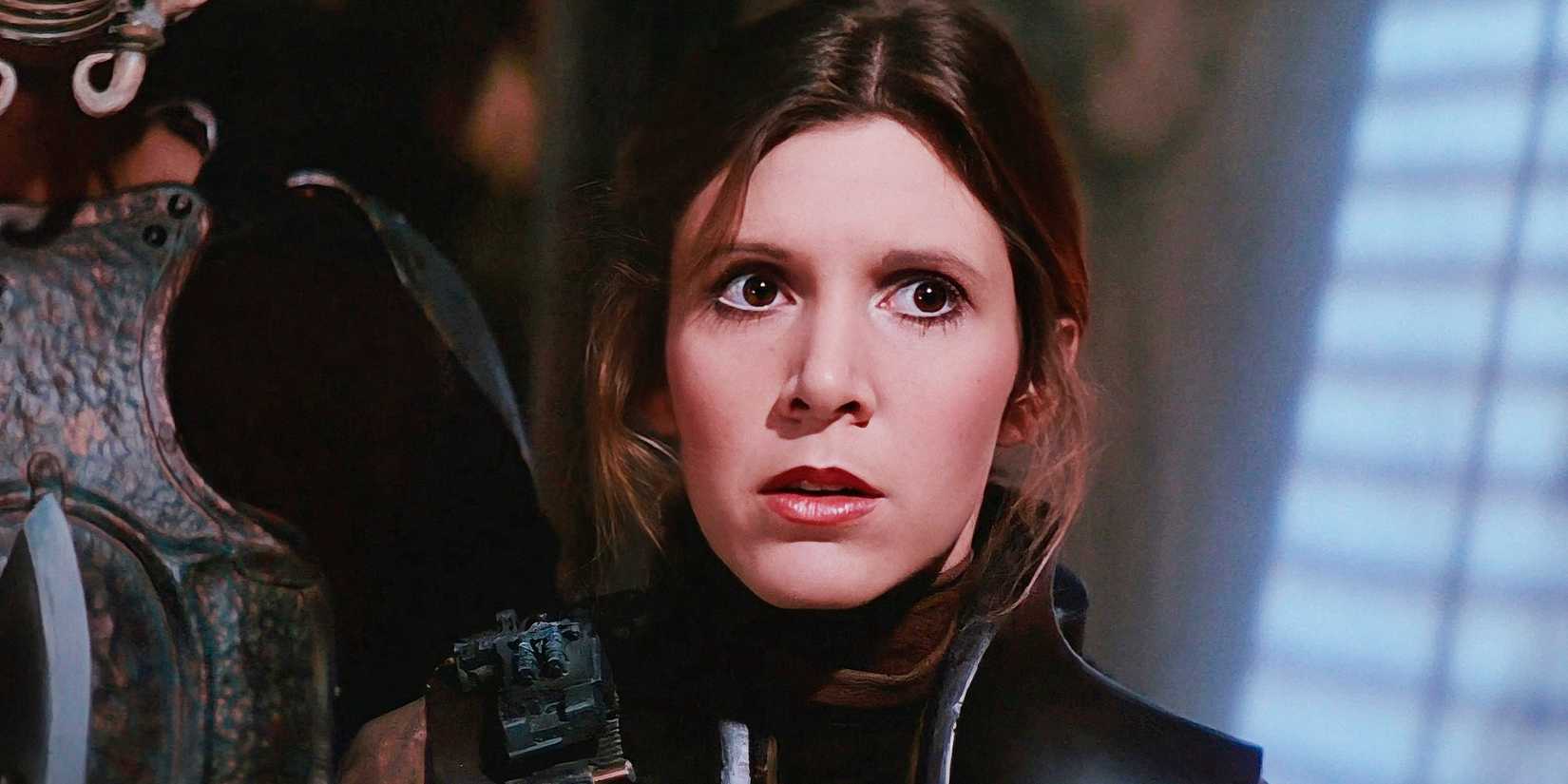 Carrie Fisher as Princess Leia Organa in the original Star Wars trilogy