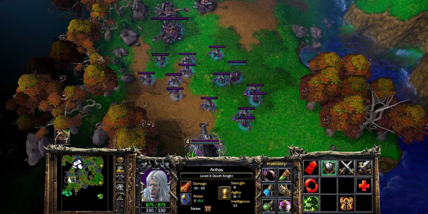 Warcraft 3 Reforged Gameplay Screenshot.