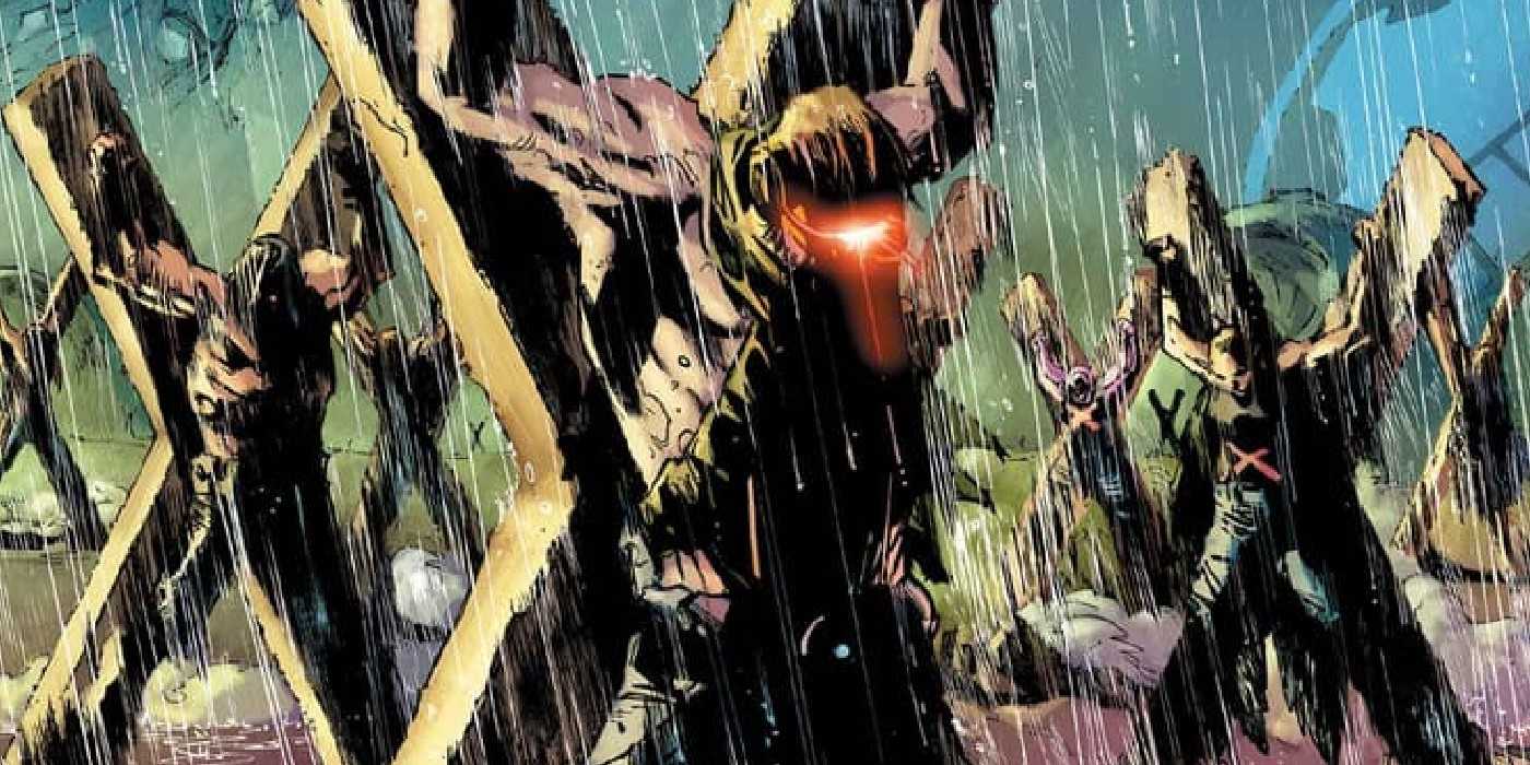 x-men injured in age of revelation art, including cyclops