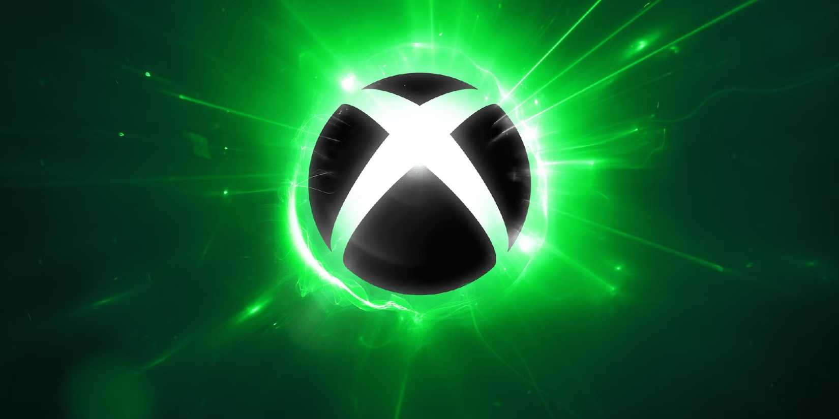Xbox logo in bright green.