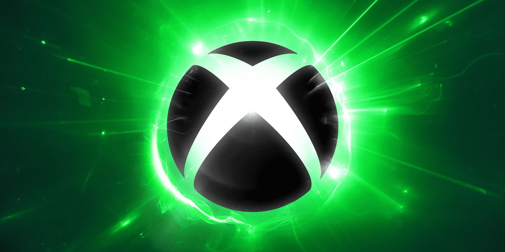 Xbox's logo is highlighted by green lights.
