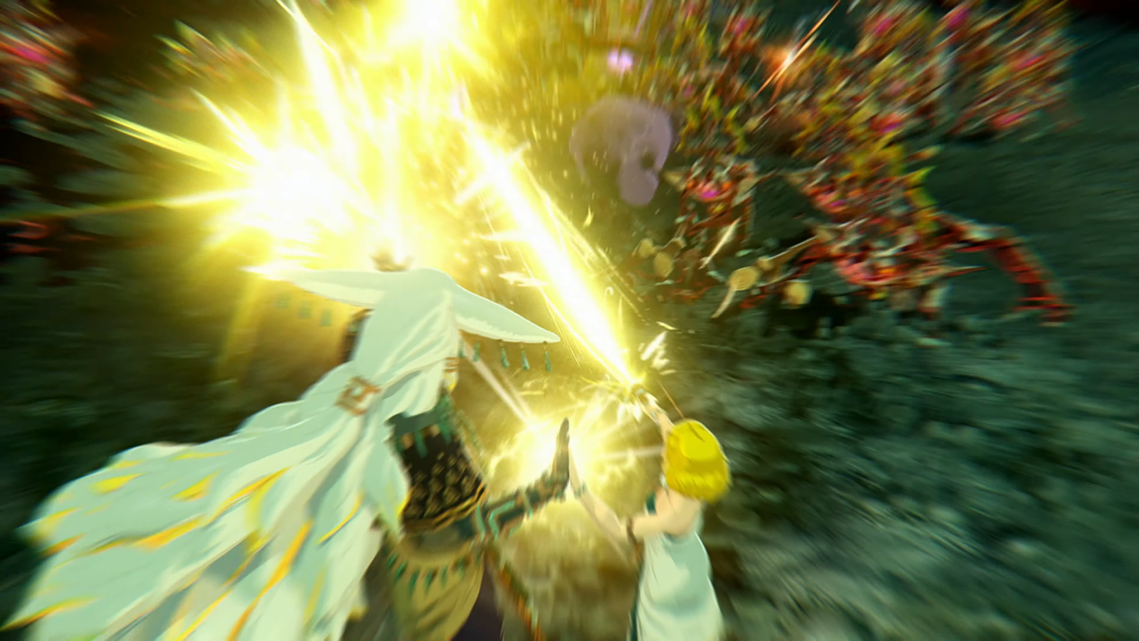 Zelda Light Attack Against Red Enemy