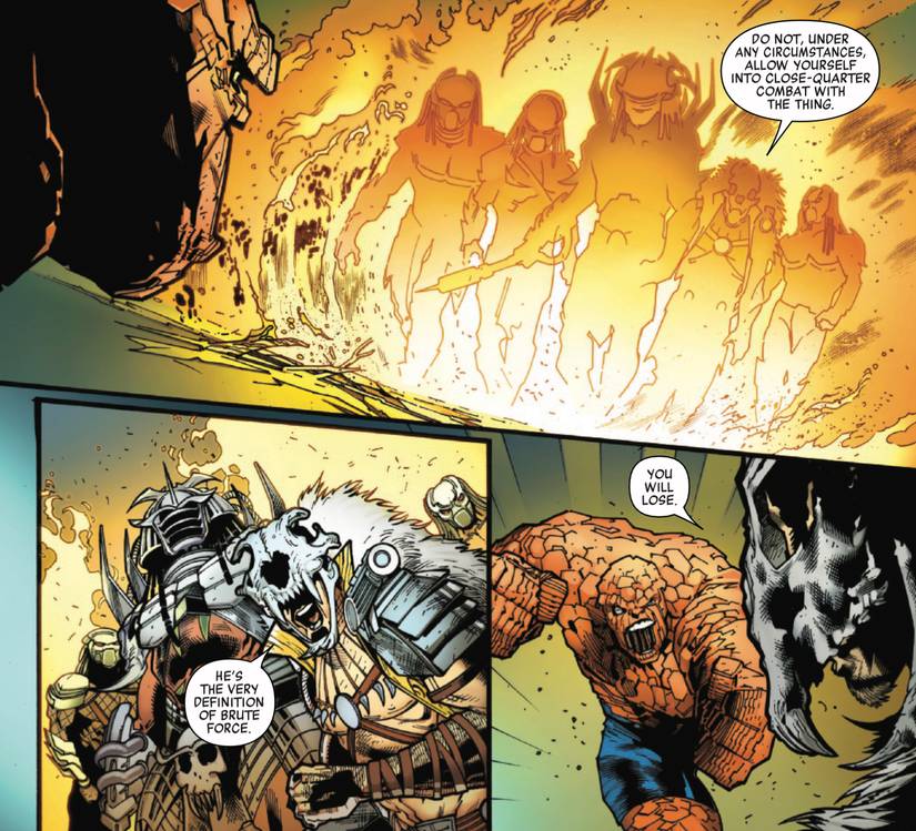 Even Kraven Admits the Thing Is Too Indestructible to Hunt