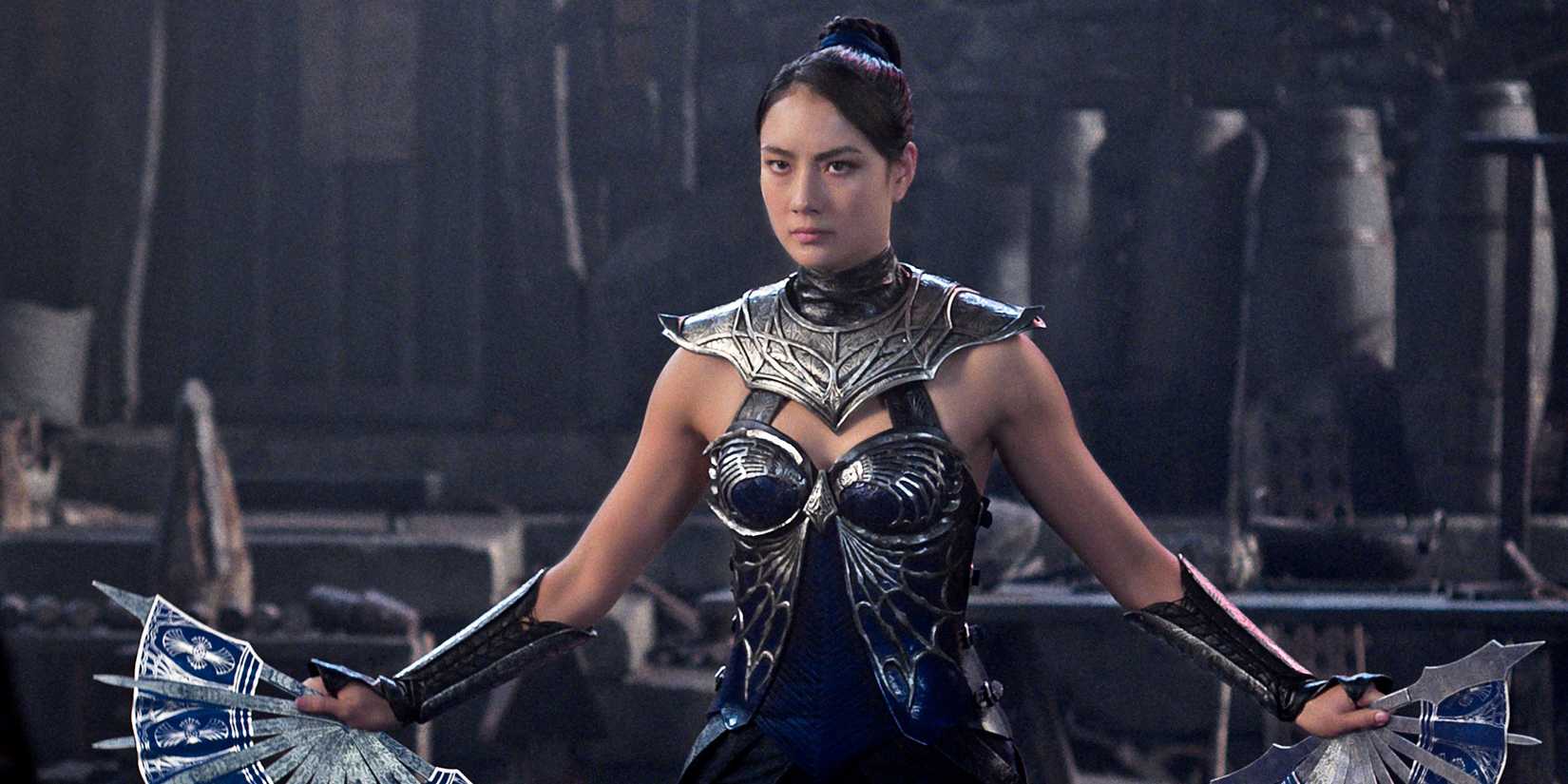 A new Mortal Kombat 2 character is waving her weapons