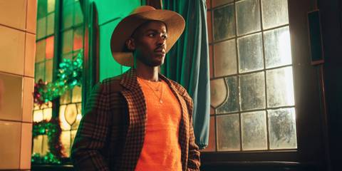 Ncuti Gatwa wearing a hat in Doctor Who