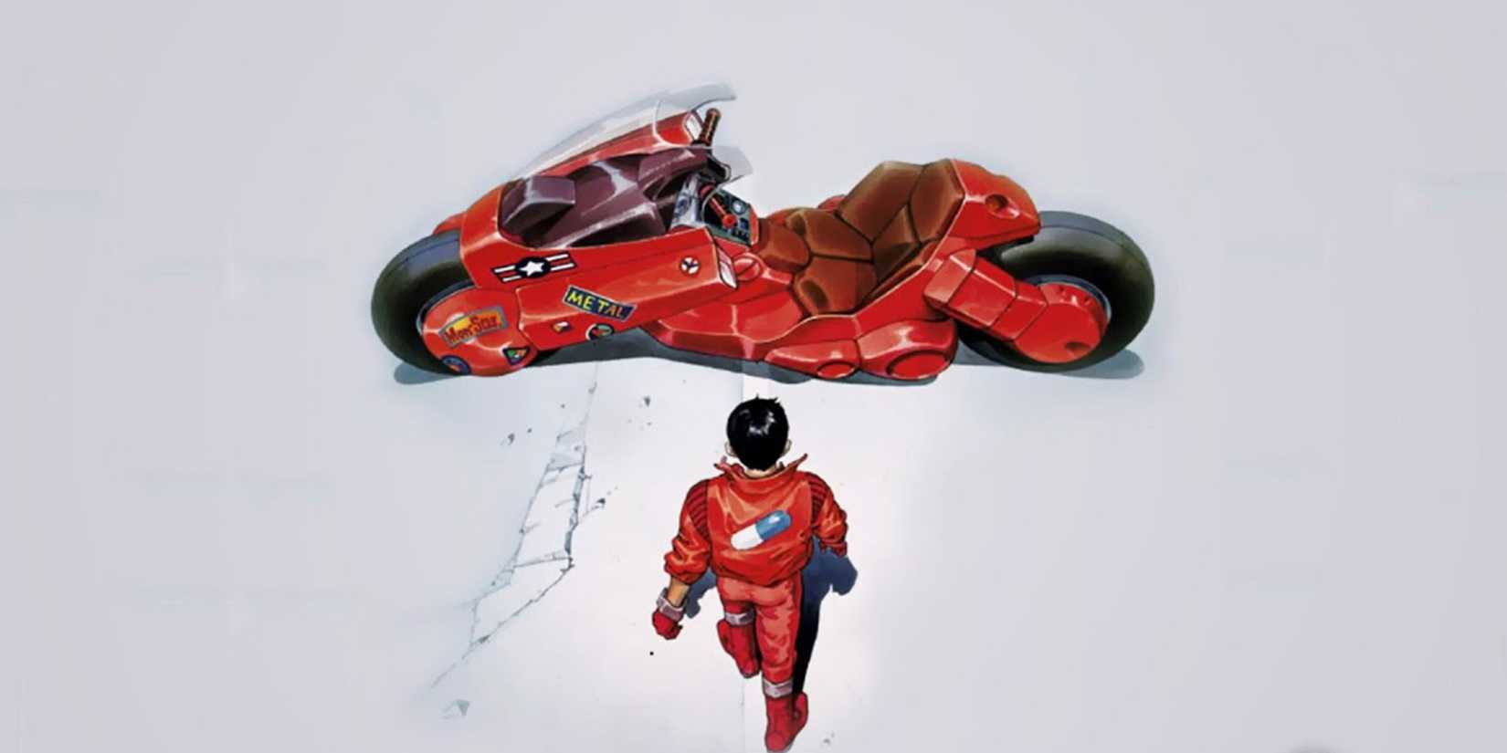 12 Perfect 10/10 Anime Movies Everyone Should Watch at Least Once 8 Promotional poster for 1988's Akira featuring Kaneda and his bike.