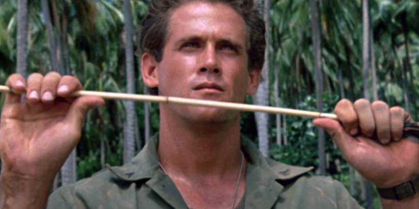 American Ninja's main character snapping an arrow