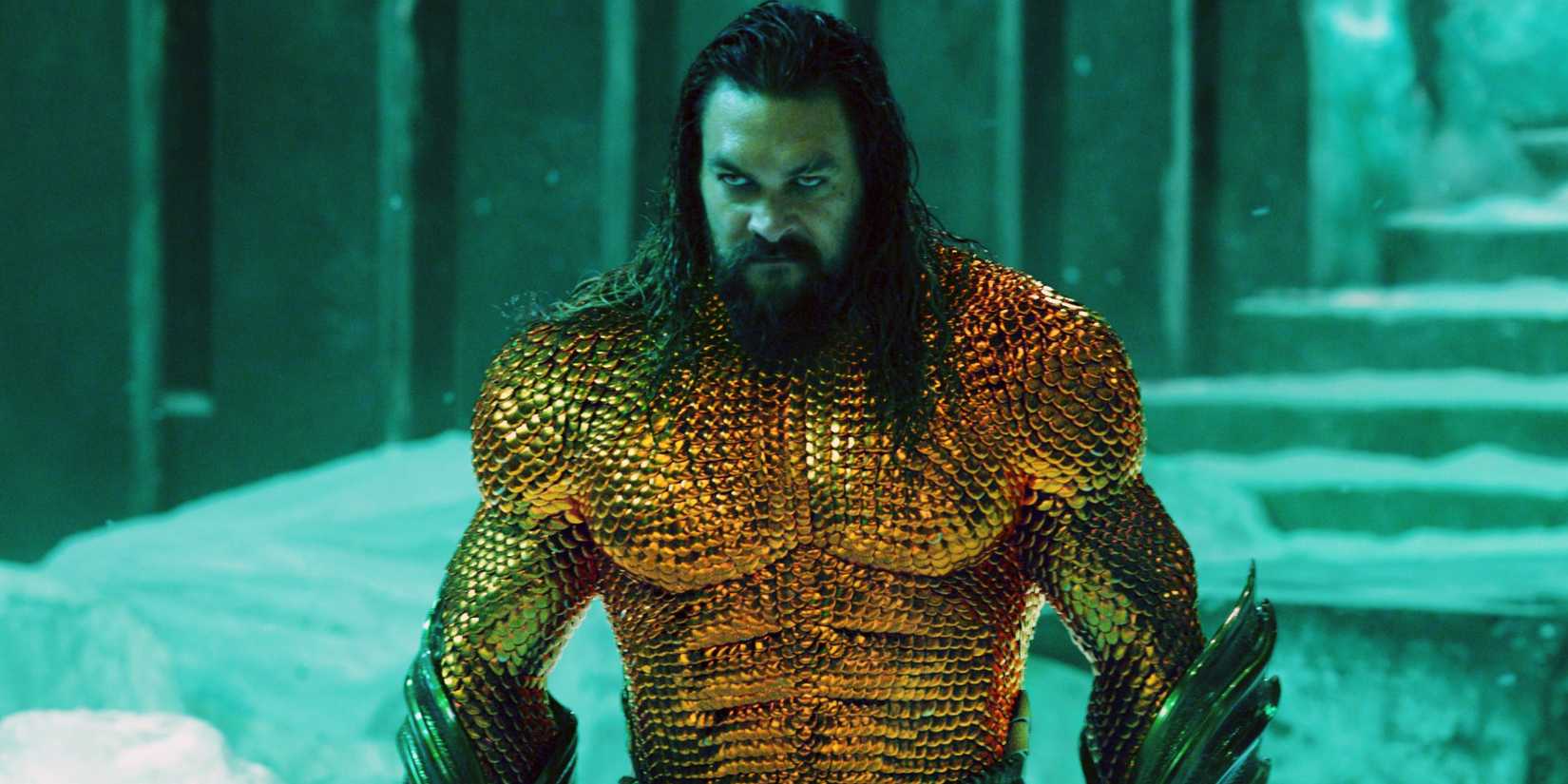 Aquaman looking angry in Aquaman and the Lost Kingdom