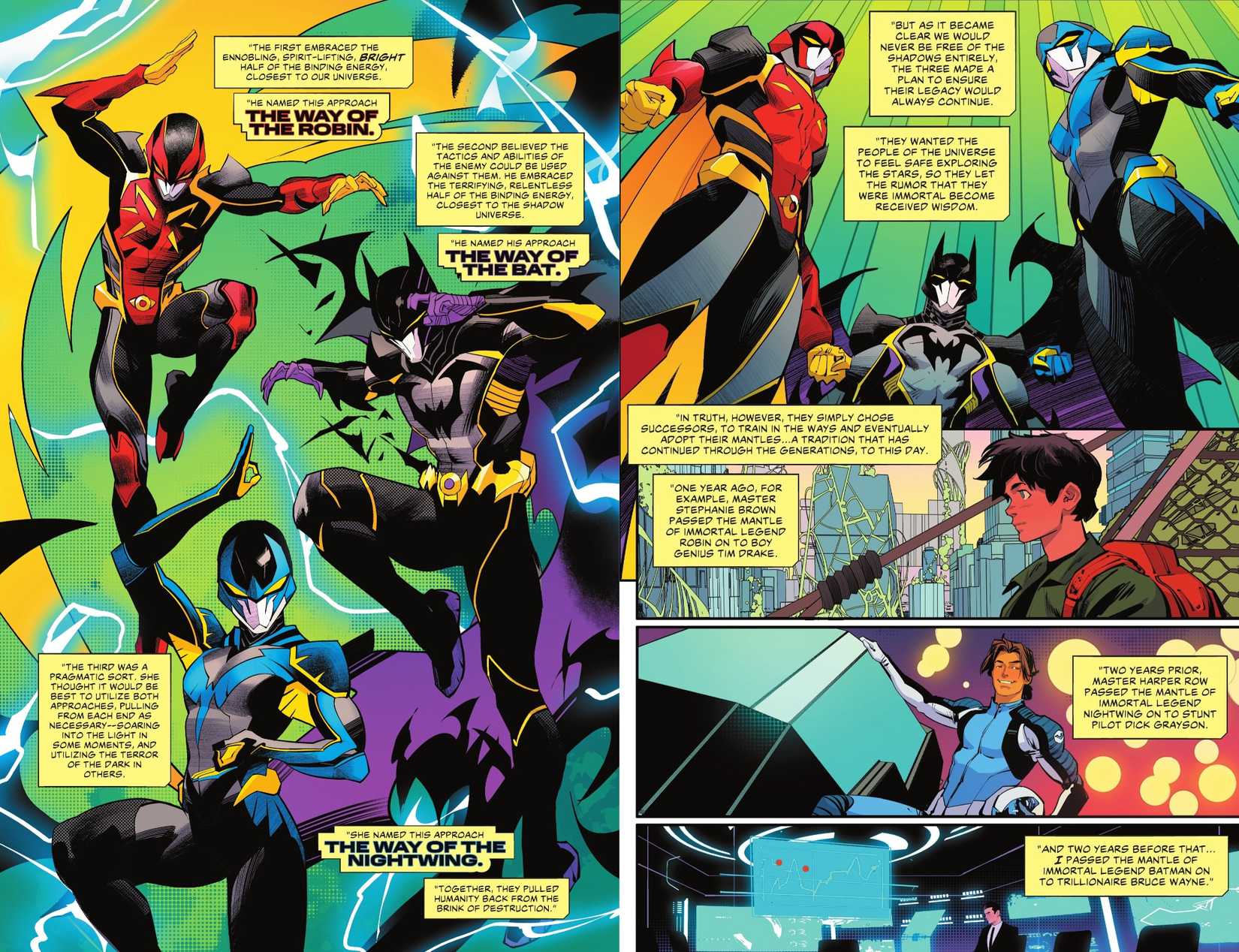 Batman, Robin ve Nightwing için Batman Ölümsüz Legen Origins